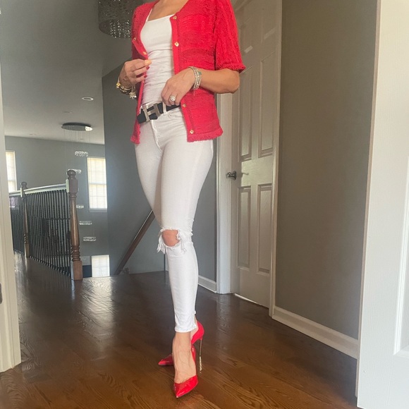 Escada red Cardigan - Picture 7 of 7